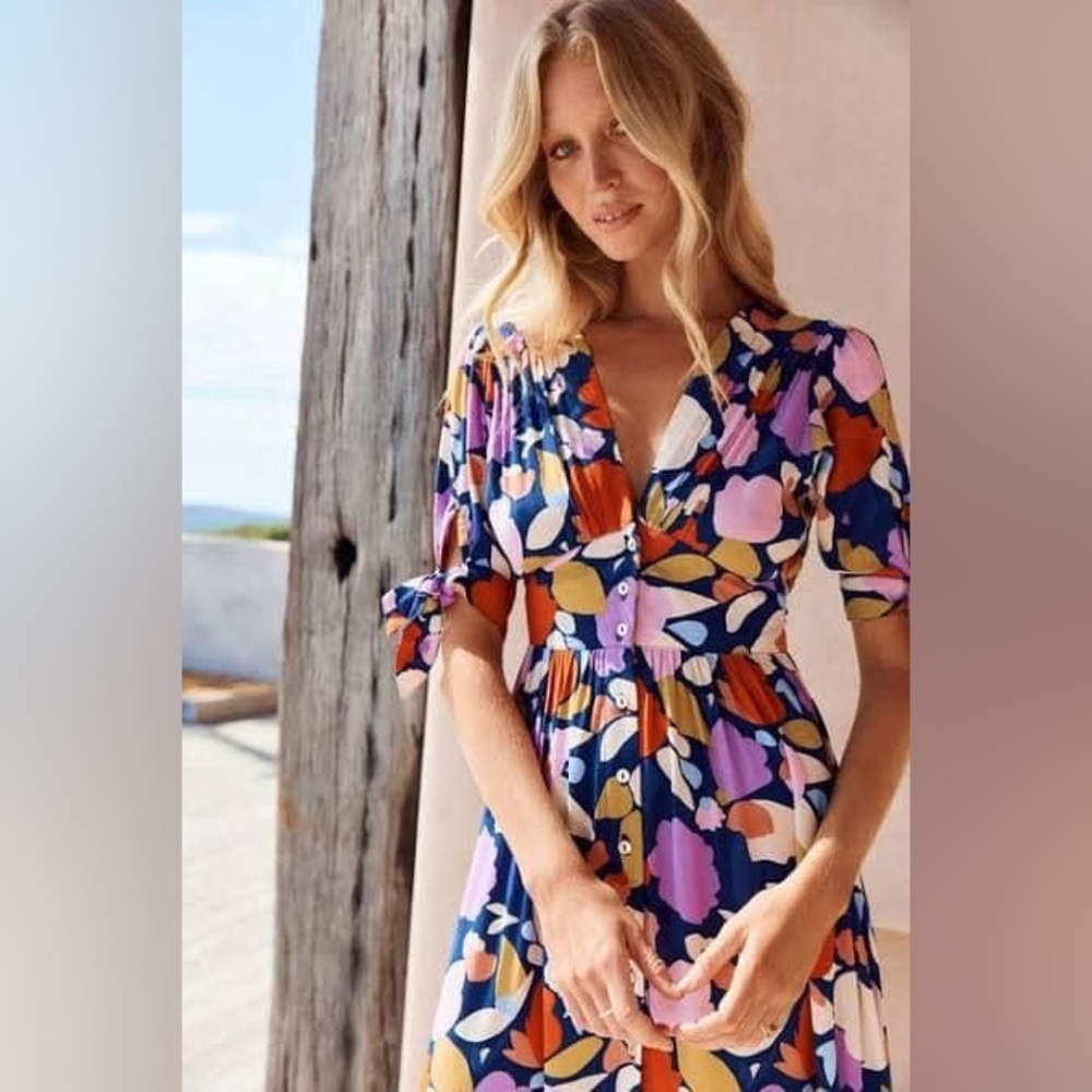 Mister Zimi Saskia Midi Dress Size 4